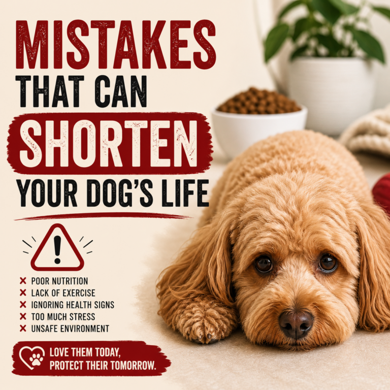 mistakes that can shorten your dog's life sad small dog warning sign