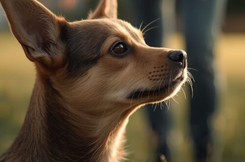 dog ignoring owner command during training
