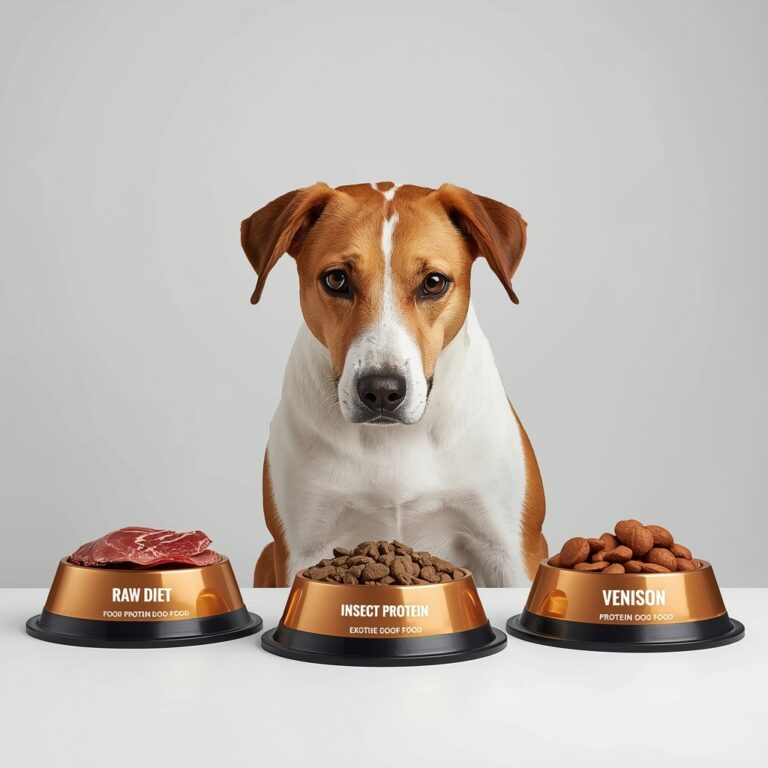 Raw diet for dogs, insect dog food and exotic protein dog diet trends