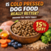 cold pressed dog food natural ingredients healthy dog nutrition