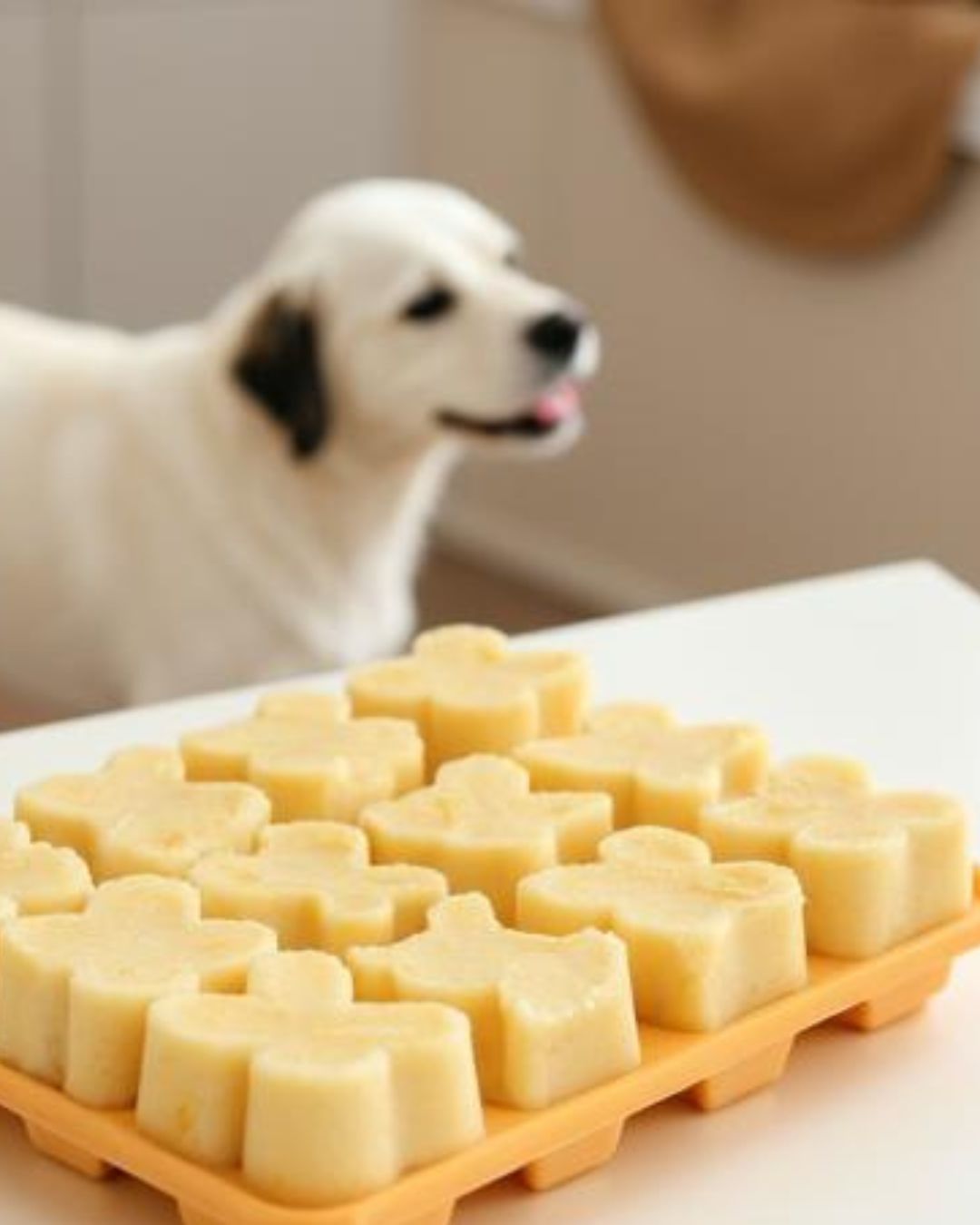frozen banana dog treats in molds healthy homemade snacks for dogs