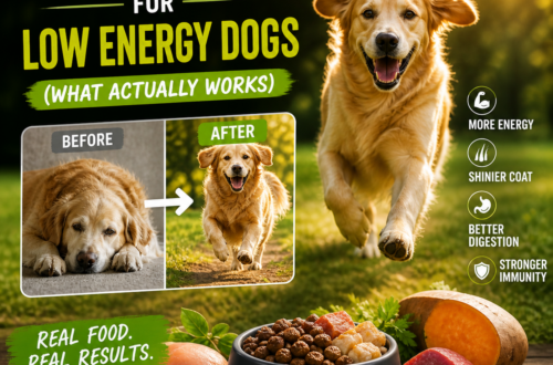 best food for low energy dogs before and after energy improvement