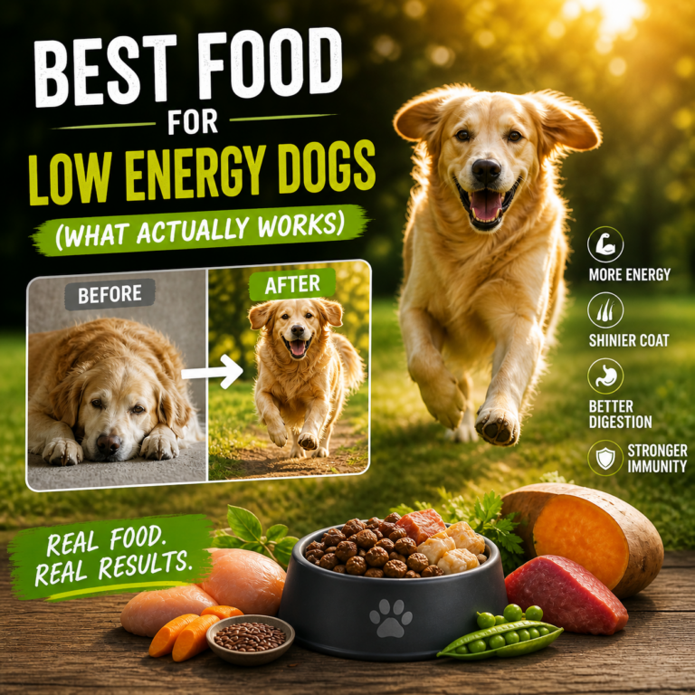 best food for low energy dogs before and after energy improvement