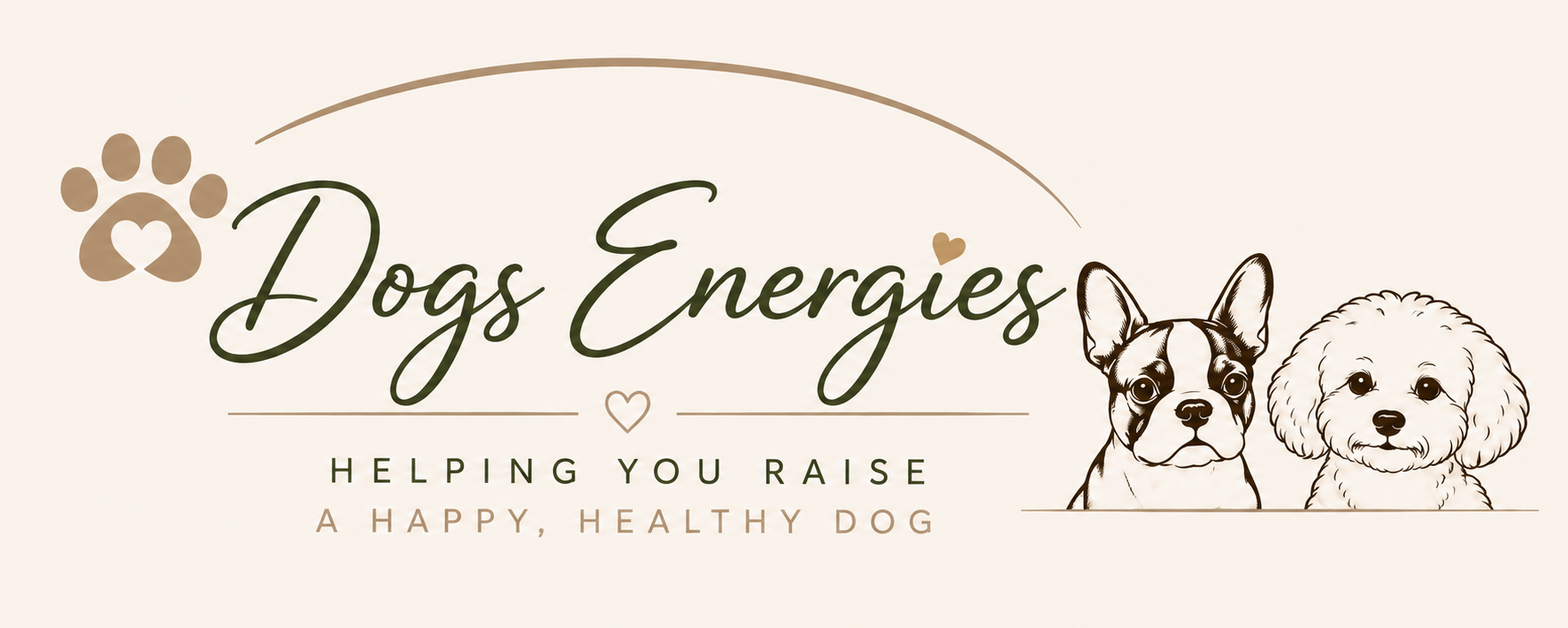 Dogs Energies logo – helping you raise a happy, healthy dog