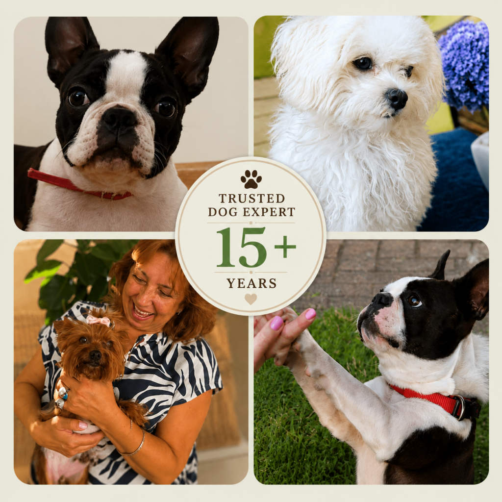 Dogs Energies dog expert with small dogs and over 15 years of hands-on experience